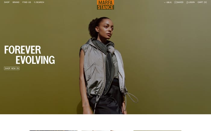Marfa Stance website preview