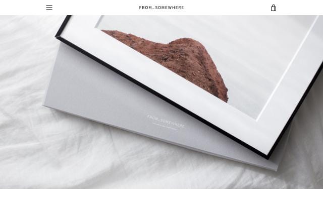Fromsomewhere website preview