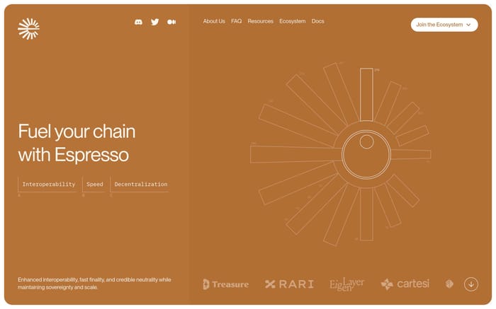 Espresso Systems website preview