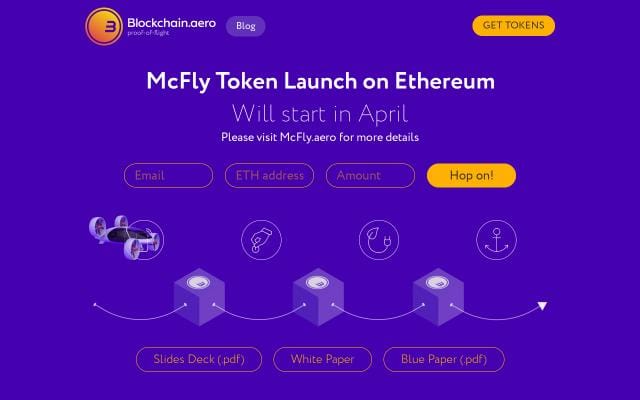 Blockchain website preview