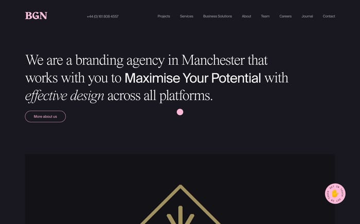 Bgn website preview