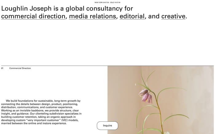 Loughlin Joseph website preview