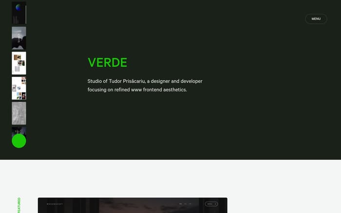 Verde website preview