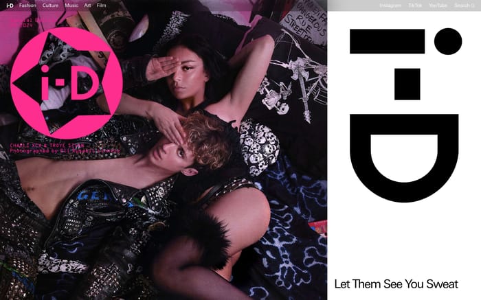 i-D website preview