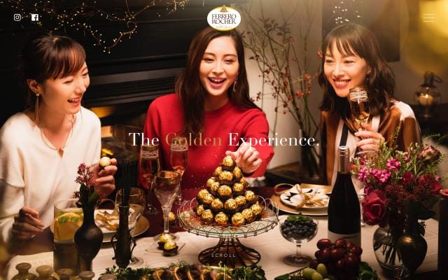 Ferrerorocher website preview