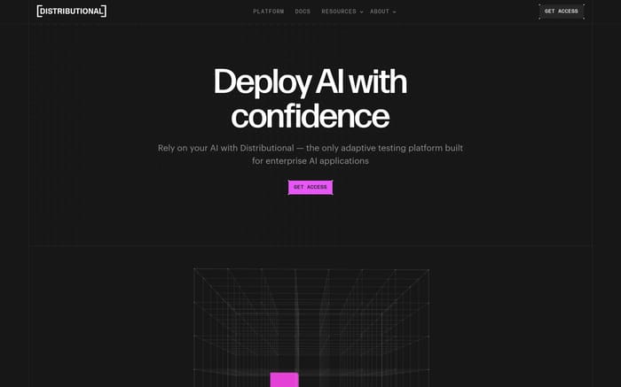 Distributional website preview