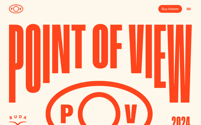 POV Budapest website preview