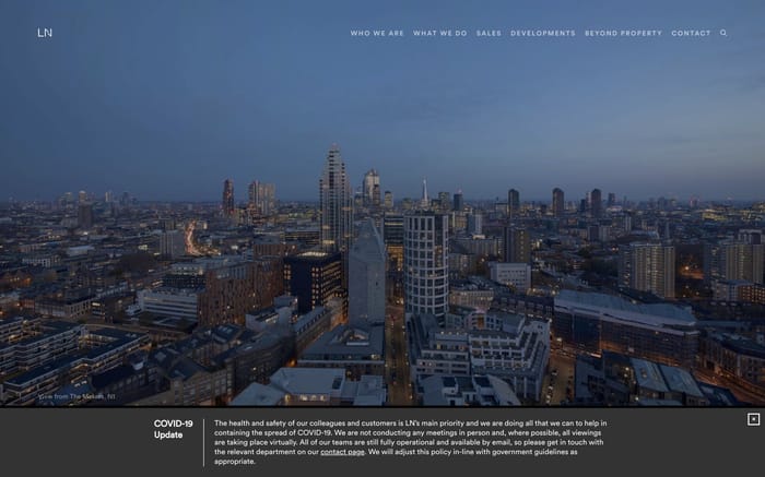 Londonewcastle website preview