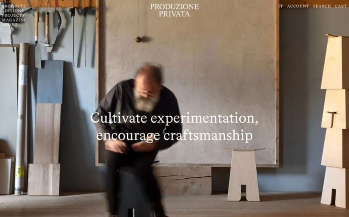 Produzione Privata website preview