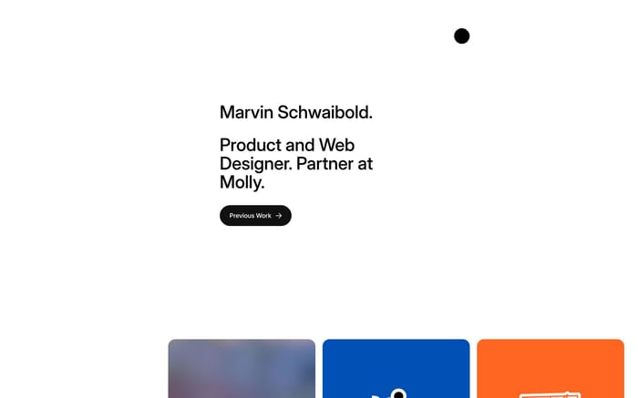 Marvin Schwaibold website preview