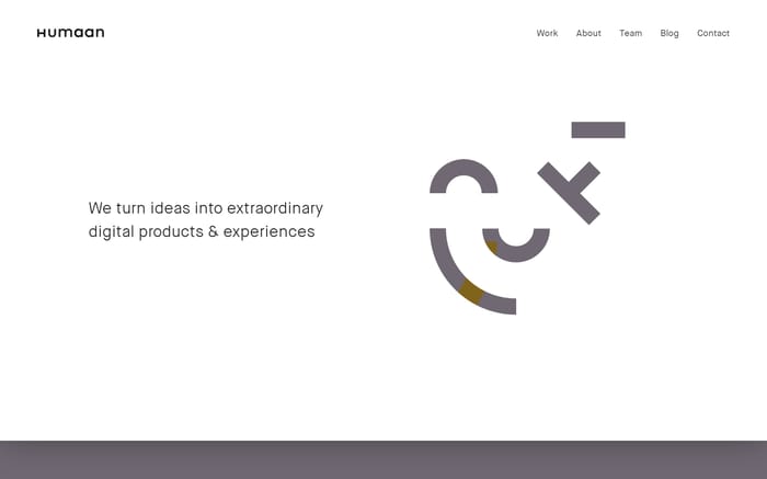 Humaan website preview