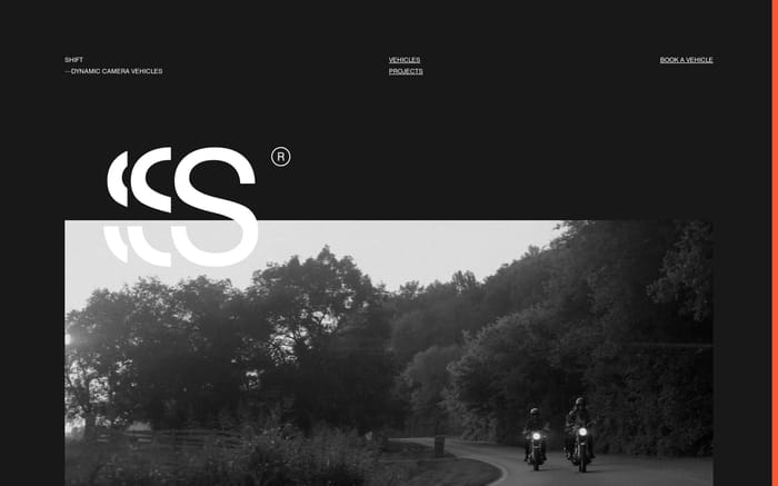 Shift | Dynamic Camera Vehicles website preview