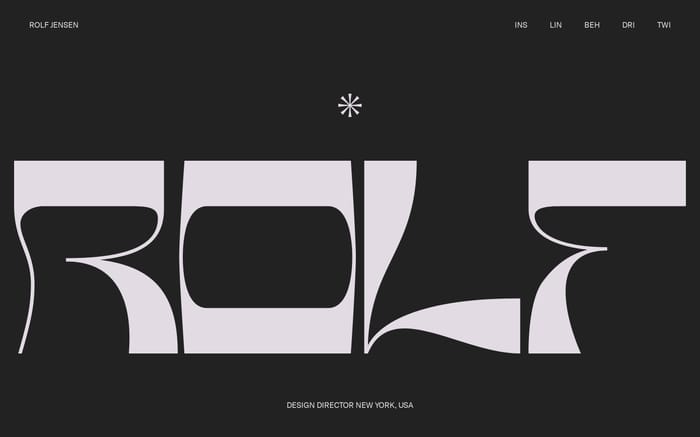 Rolf Jensen website preview