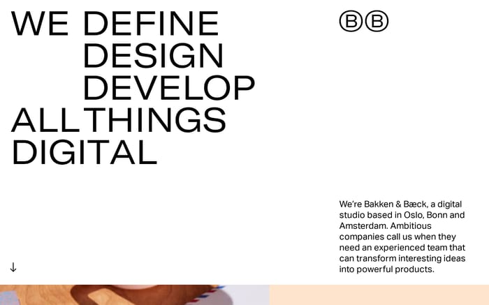 Bakken & Bæck website preview
