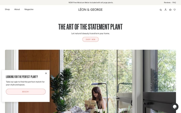 Léon & George website preview