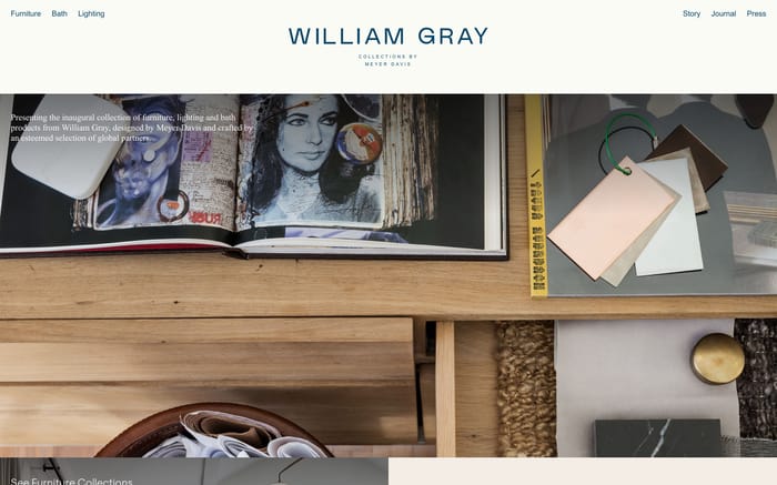 William Gray website preview