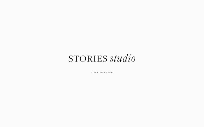 Stories Studio website preview