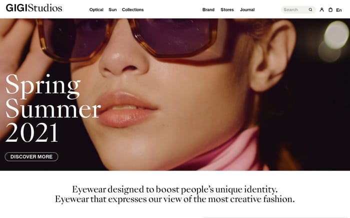 GIGI Studios website preview
