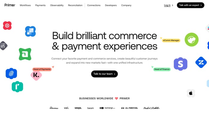 Primer website preview