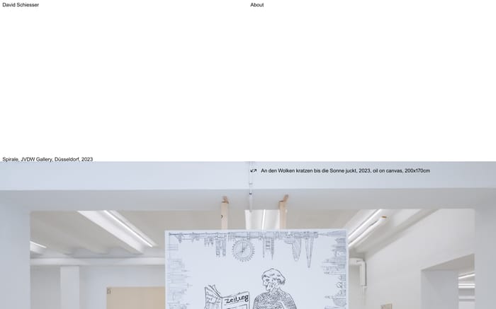David Schiesser website preview