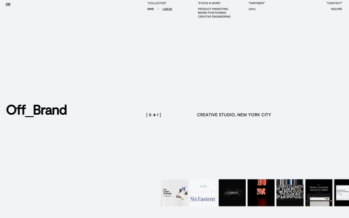 Off-Brand website preview
