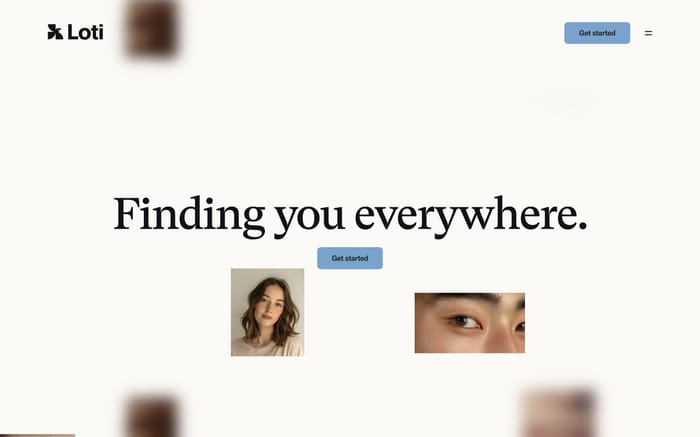 Loti website preview
