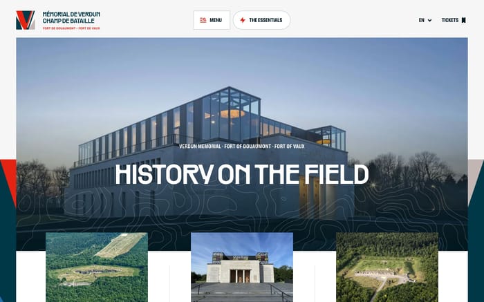 Musee du Memorial de Verdun website preview