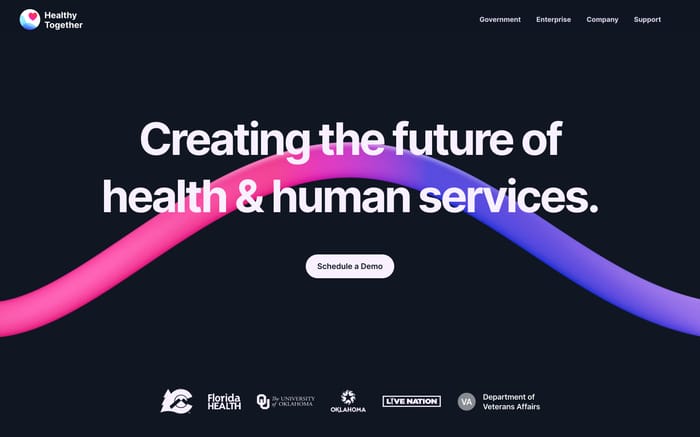 Healthy Together website preview