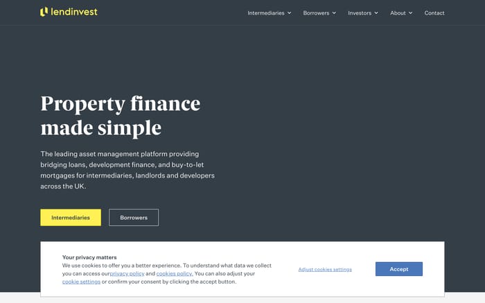 LendInvest website preview