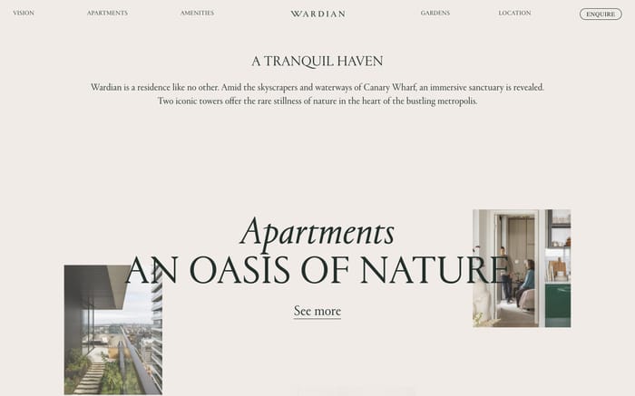 Wardian website preview