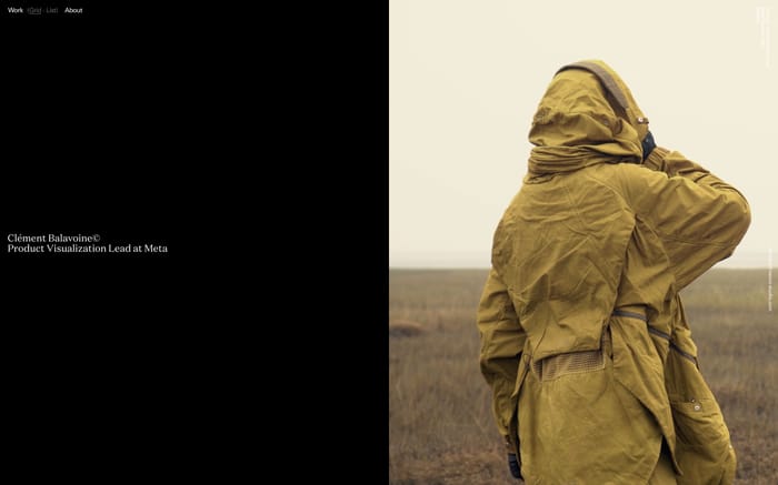 Clément Balavoine website preview