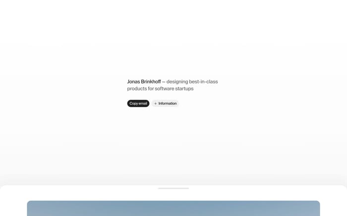Jonas Brinkhoff website preview