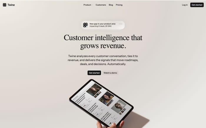 Twine website preview