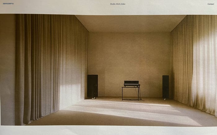 Impromptu Studio website preview