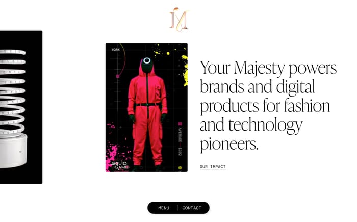 Your Majesty website preview