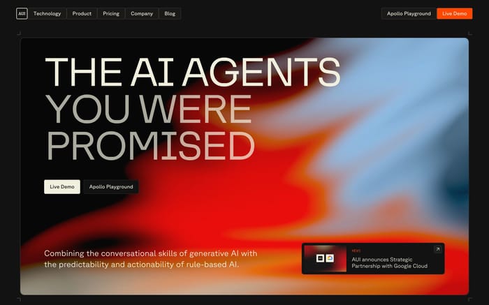 Aui website preview