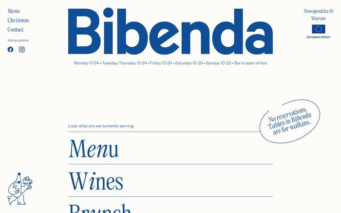 Bibenda website preview