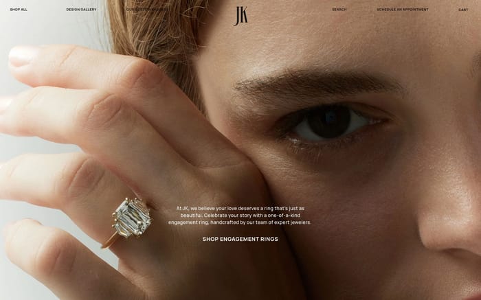 JK Diamond Co website preview