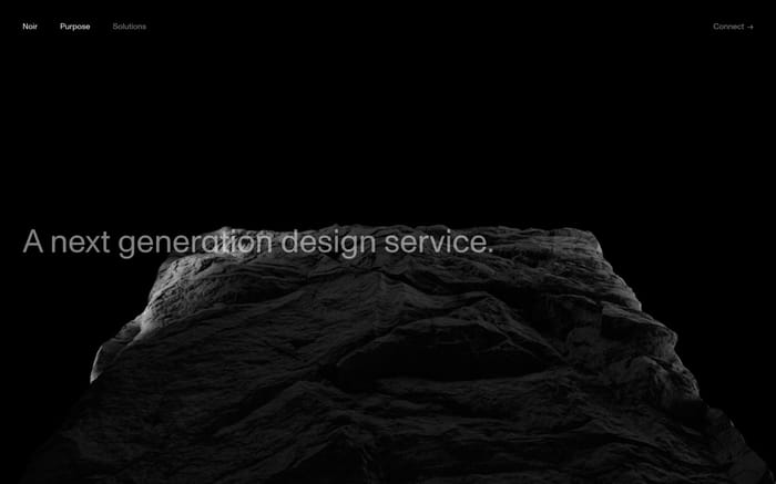 Noir website preview