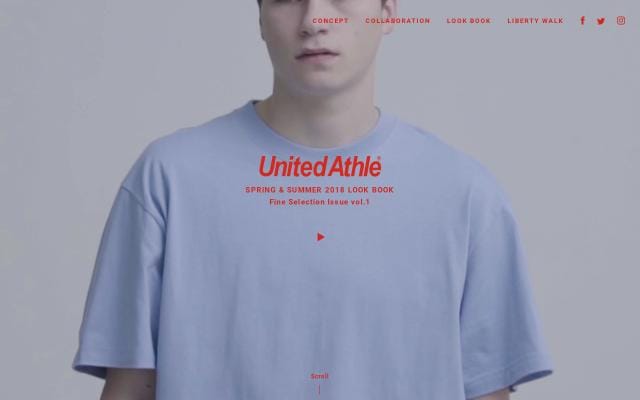 United-athle website preview