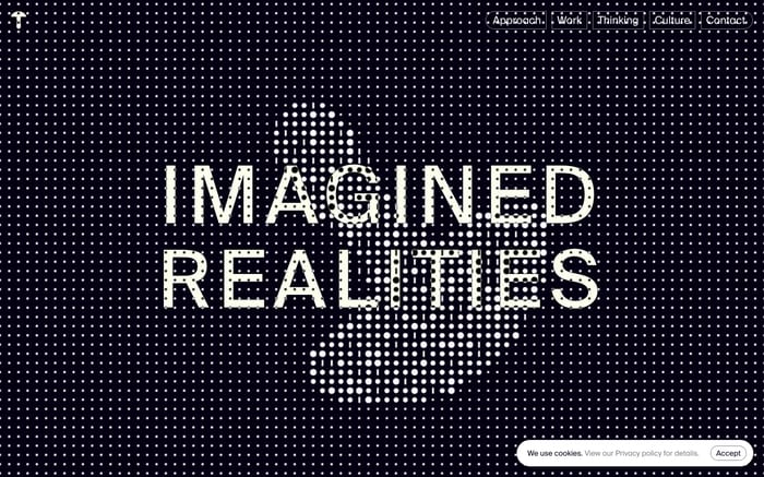 Imagined Realities website preview