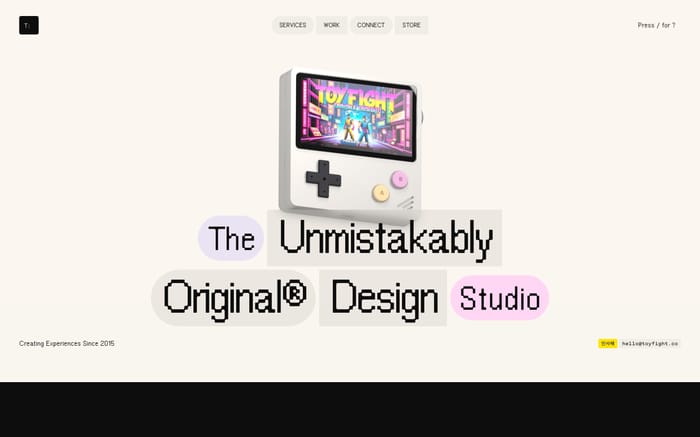 ToyFight website preview