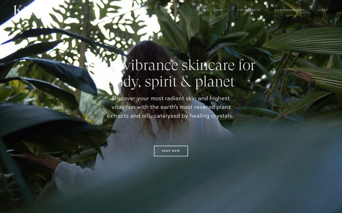 Kulia Skincare website preview