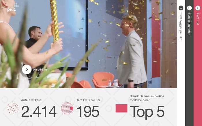 PwC bygger på tillid | PwC 2019 website preview
