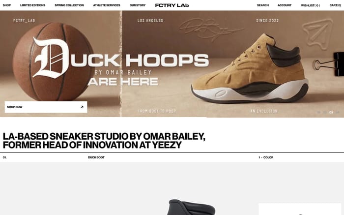 Fctry Lab website preview