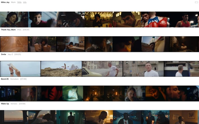 Miles Jay website preview