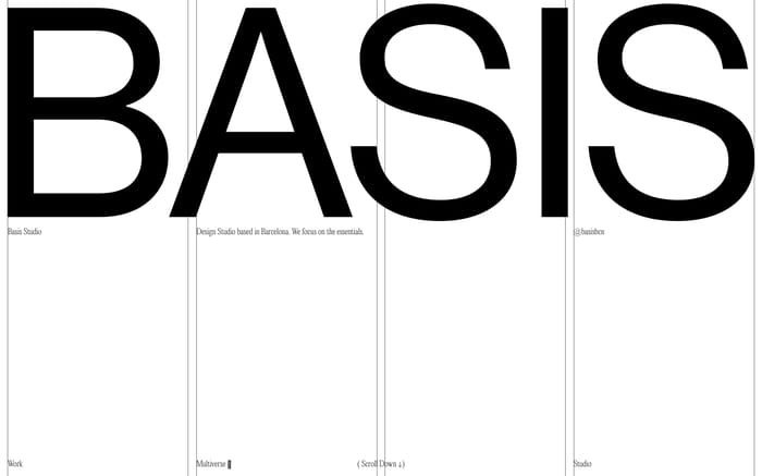 Basis Studio website preview