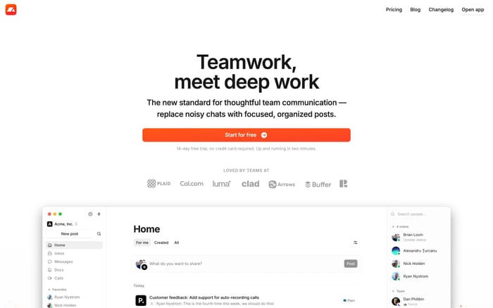Campsite website preview