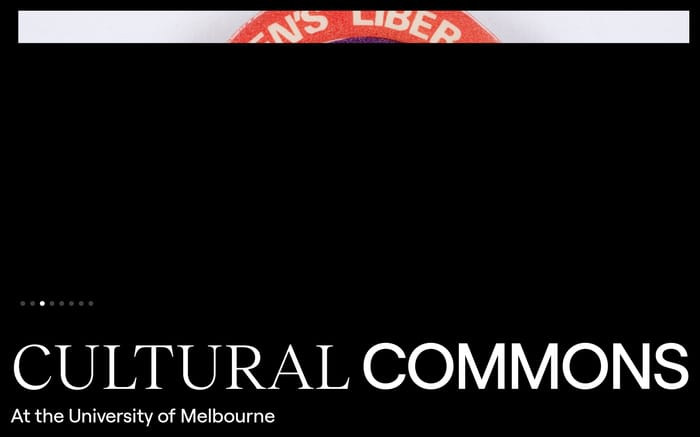 Cultural Commons website preview