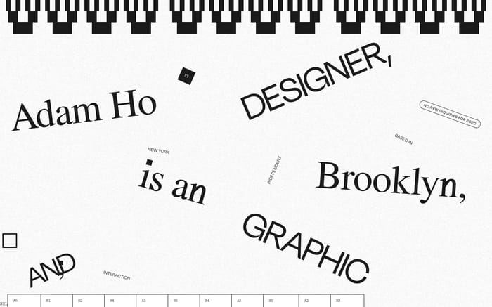 Adam Ho website preview